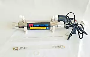 UV-0.5-1-GPM 6w Filters | UV Water Sterilizer Filter | 12VDC for Caravan & Solar - Picture 1 of 3