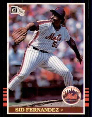 1985 Donruss #563 Sid Fernandez New York Mets - Image 1 of 2