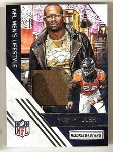 MUESTRA DE CAMUFLAJE DE 4 COLORES ESTILO DE VIDA DE HOMBRE VON MILLER 2016 PANINI PLAYOFF R&S NFL - Imagen 1 de 1