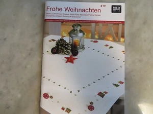 10% de descuento Rico Designs contado X-stitch folleto-Feliz Navidad #121-Descontinuado - Imagen 1 de 2