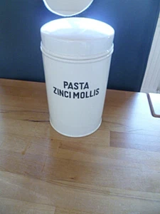 Altes Apothekergefäss "Pasta Zinci Mollis" Porzellan gemarkt 1000 ml - Bild 1 von 5