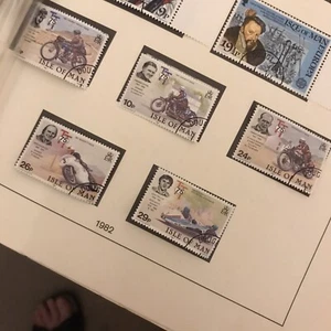 ISLE OF MAN USED STAMPS 1982 TT 75TH Anniversary TOURIST TROPHY RACES CTO - Picture 1 of 3