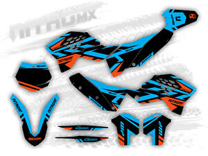 NitroMX Grafik Set fur KTM SX SXF 125 250 450 2007 2008 2009 2010 Dekor