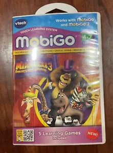 Vtech MobiGo Madagascar 3 Learning Games for MobiGo 1 & 2 - Picture 1 of 3