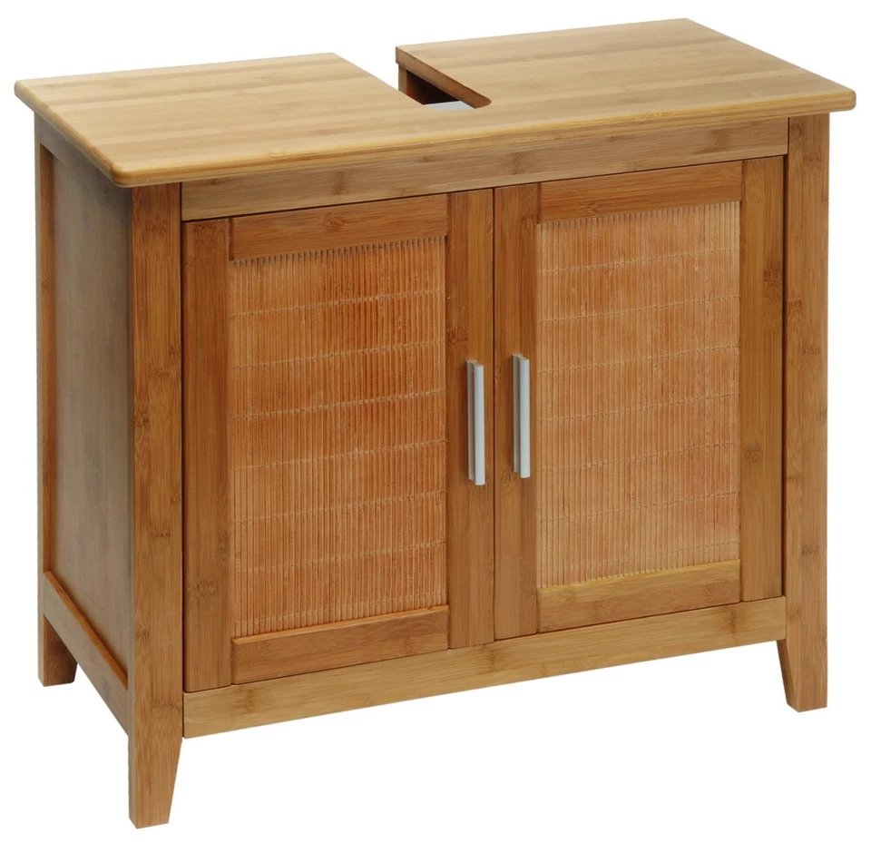 EISL Badezimmer Bambus Waschbecken Unterschrank braun 67 x 30 x 60 cm - Bild 1 von 1