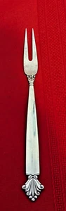 Georg Jensen Sterling Silver ACANTHUS Olive or Cold Cut Fork 6-1/4” - Picture 1 of 5