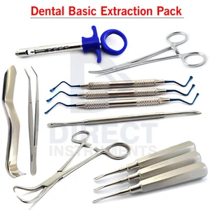 Dentalextraktionspaket Coupland Luxation Elevator Periost Oralchirurgie Set - Bild 1 von 10
