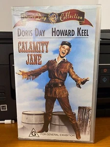 CALAMITY JANE - Doris Day, Howard Keel - VHS Video - PAL - Picture 1 of 1