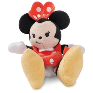 DISNEY STORE TINY BIG FEET PLUSH COLLECTION MINNIE MOUSE MICRO PLUSH 4" H NWT - Picture 1 of 3