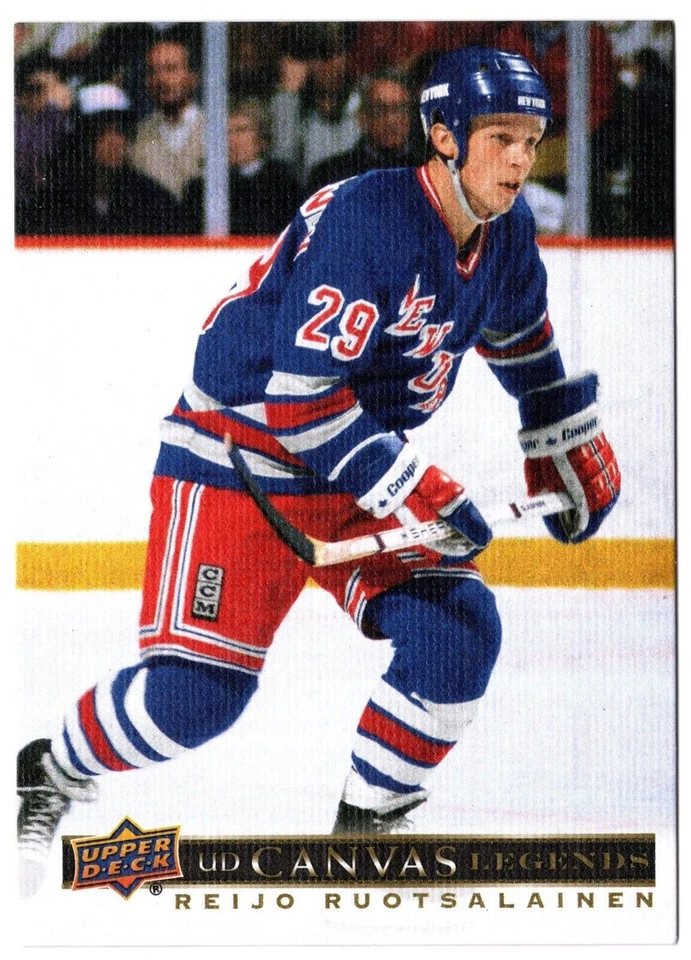 2020-21 SP Signature Edition Legends UD Canvas REIJO RUOTSALAINEN #C-94 Rangers - Image 1 of 1