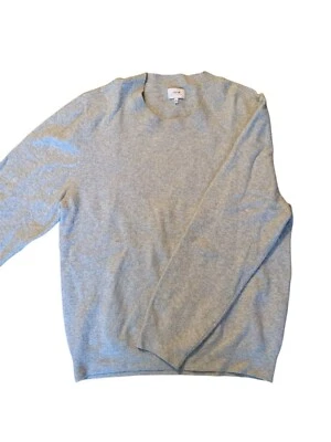 JOE'S COLLECTION Crew Neck Mens Sweater Vintage Grey White Long Sleeve - Image 1 of 3