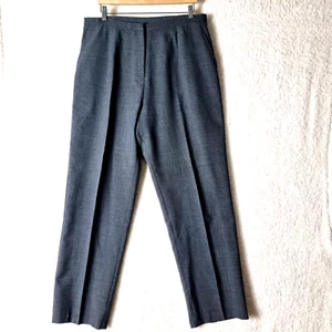 Vintage NONI B Womens Dress Pants Size 18 Charcoal Grey High Rise Straight - Picture 1 of 12