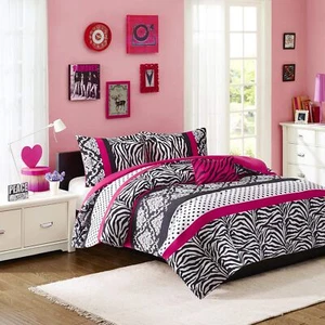 Mi Zone Comforter Set Fun Bedroom Décor - Modern All Season Polka Dot Print, ... - Picture 1 of 11
