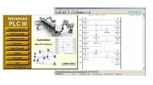 SPS-Programmiersoftware, Leiterlogik + Funktionsdiagramm & Simulatorüberwachung - Bild 1 von 8