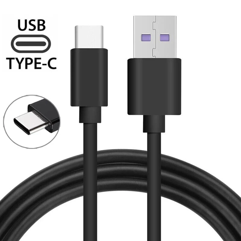 USB-C Type C Data Charger Cable for Samsung Xiaomi For Google Fast Charging 5A - Image 1 of 4