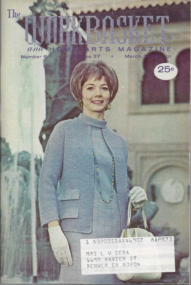 The Workbasket Knit/Crochet and Craft Magazine March 1972 - Image 1 of 1