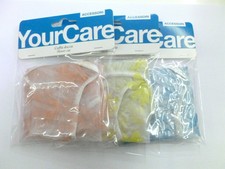 Lotto 3 cuffie da doccia Your Care resistenti con elastico unisex per capelli