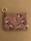 IPSY Glam Bag (Bag Only) Purple Floral Cosmetic Make Up Travel Bag New