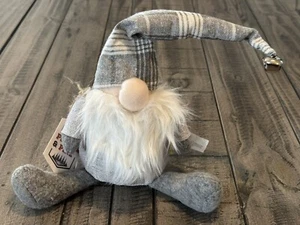 Pewter And Pine Faceless Gnome Grey And White - Picture 1 of 5
