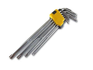 Extra Long Star-Torx Key 9 piezas Set en acero cromo-vanadio - Imagen 1 de 4
