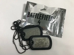Battlefield 4 Rare Promo Dog Tags Tag Necklace Xbox 360 One PS4 PS3 PC - Picture 1 of 5