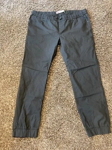 Levi's Boys Jogger Pants L + Husky Elastic Waist Cuff Stretch Grey - Picture 1 of 6
