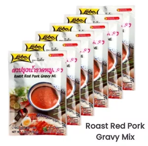 ( Pack of 6 ) Lobo ROAST RED PORK GRAVY MIX Thai Recipe Seasoning 50 g 1.76 oz - Picture 1 of 8