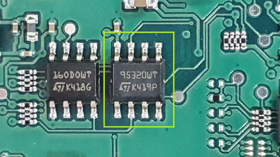 BMW EEPROM 6WA 6WB ALPINA Speedometer Kombiinstrument Bauteil Tacho CHIP 95320WT