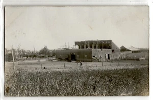 1907 Farm Scheunendach Tornado Biggsville, Illinois; Geschichte, Foto Postkarte RPPC - Bild 1 von 2