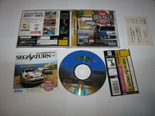 Sega Rally Championship Sega Saturn Japan import spine card flyer US Seller