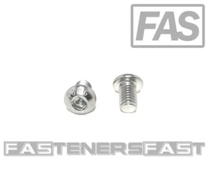 (10) Tornillos de cabeza de botón de acero inoxidable M8 x 1,25 x12 ISO7380 M8-1,25 - Imagen 1 de 4