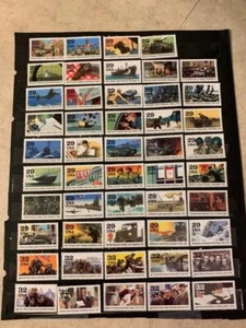 World War ll 1941-1945 - 50 Singles Stamps MNH SKU# 34656 - Picture 1 of 1