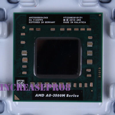 AMD A-Series A8-3500M Processor 1.5 GHz AM3500DDX43GX Socket FS1 CPU - Image 1 of 4