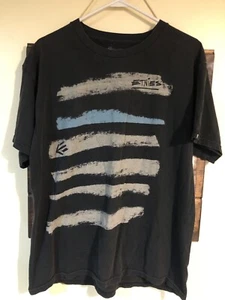 Vintage 90s Etnies Skateboards Logo Spell Out Black T Shirt Men’s Size Large Y2K - Picture 1 of 3