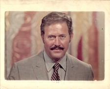 BR40 Original Color Photo DAN ROWAN Comedian Host Entertainer Laugh In TV Star