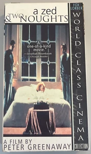A Zed and Two Noughts VHS 1985 Peter Greenaway Dark Comedy Fox Lorber TESTED - Imagen 1 de 8