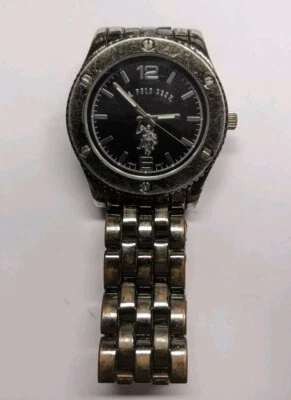 U. S. Polo Assn Accurime Analog Men's Wristwatch Black Patina Quartz New Battery - Image 1 of 4