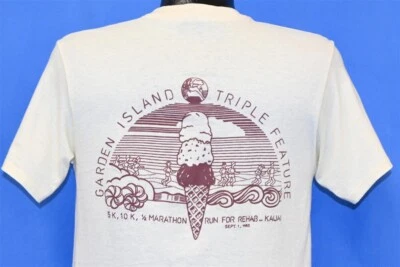 Camiseta De Colección Años 80 GARDEN ISLAND MARATÓN CORRER SHERATON COCO PLAYA KAUAI HAWAII M Foto 1 de 4