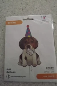 NUEVO XL FELIZ CUMPLEAÑOS CACHORRO PERRO FOIL GLOBO 94 CM 37 INS - Imagen 1 de 1