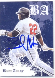 BRANDON ALLEN SIGNED 2008 CARD ARIZONA DIAMONDBACKS TAMPA BAY RAYS A'S CARDINALS - Picture 1 of 1