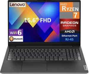 Lenovo V15 15.6" 1920x1080 Ryzen 7 7730U 12GB 1TB SSD BT 5.2 WiFi 6 W11H - Picture 1 of 5