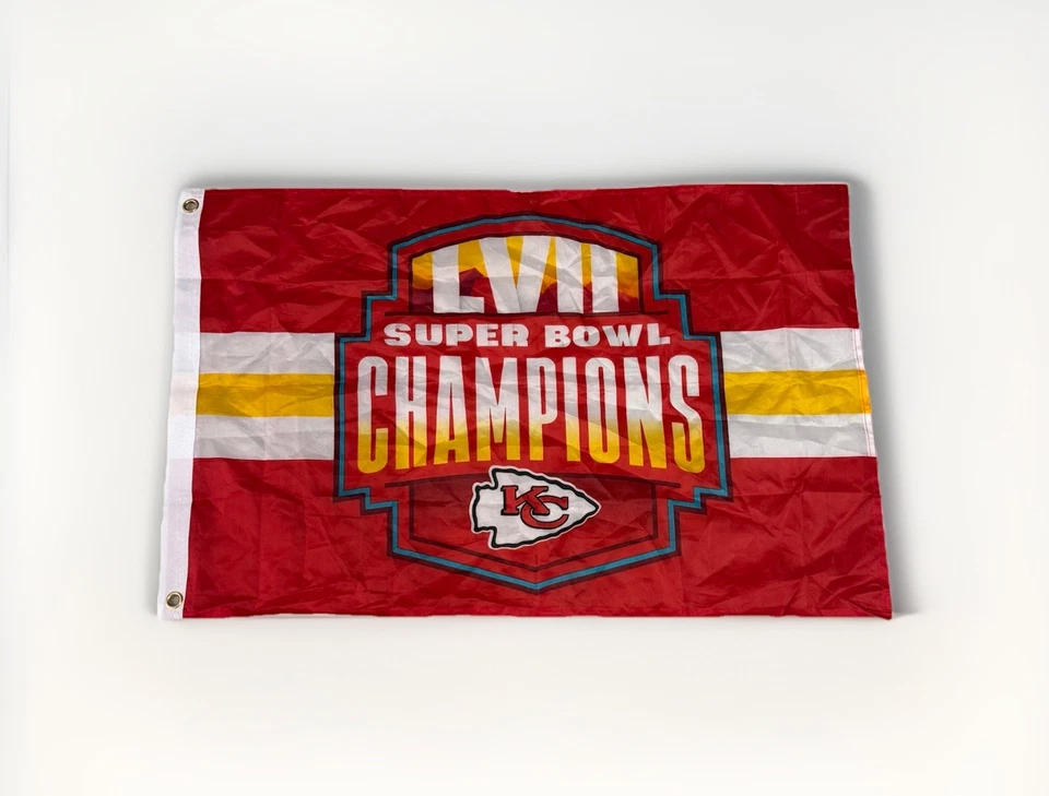 Kansas City Chiefs Super Bowl LVII Championship Flag 20 pulgadas x 30 pulgadas Foto 1 de 1