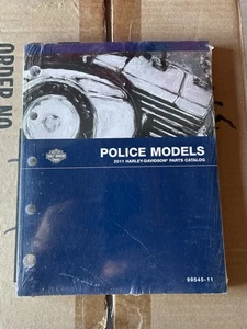 Harley Davidson Parts Manual 2011 POLICE MODELS 99545-11 NEW SEALED - Picture 1 of 2
