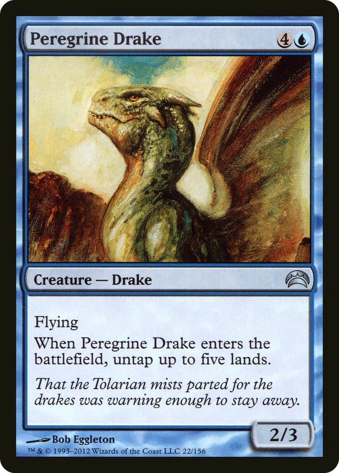 Peregrine Drake #22 (MP) Planechase 2012 PC2 Magic MTG - Image 1 of 1