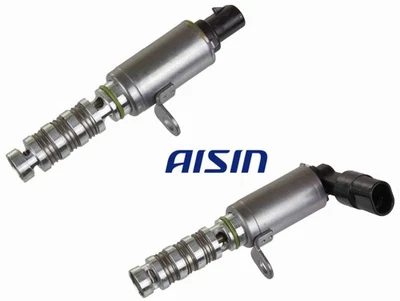 2 Engine Variable Valve Timing (VVT) Solenoids OEM AISIN In/Ex for Hyundai Kia - Image 1 of 4