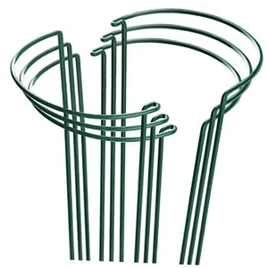 Plant Support Stakes, 6 Pack Metal Peony Cages and Supports, Garden Stakes - Picture 1 of 7