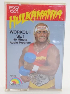 Hulk Hogan WWF Hulkamania Workout Set Vintage 1985 Cassette Tape #5435 - Picture 1 of 4