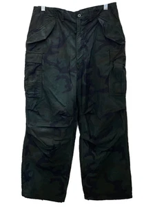 US.ARMY Cargohose Gr.M Nylon Khaki Camouflage Cold Weather Woodland - Bild 1 von 5