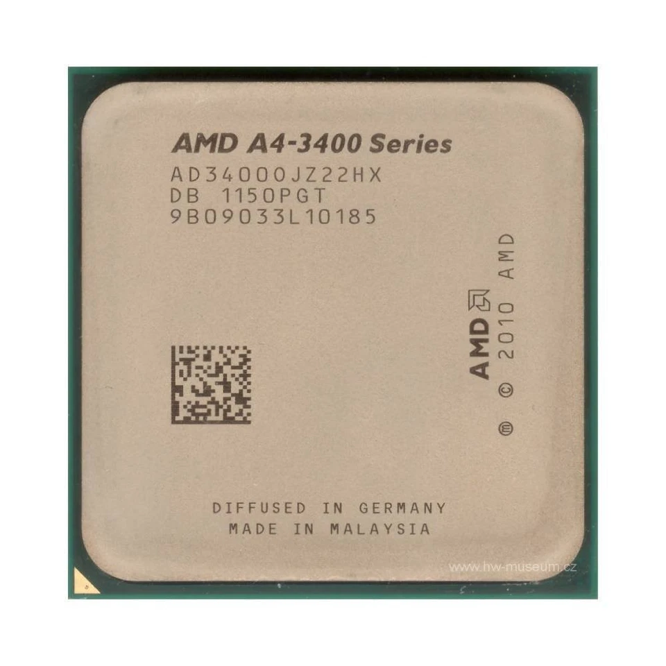 AMD A4-3400 CPU 2.7GHz Socket FM1 65W Processor - Image 1 of 1