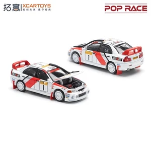 Xcartoys x POP RACE 1:64 Lancer Evolution IV -Safari Rally Kenya 1998 Model Car - Picture 1 of 4